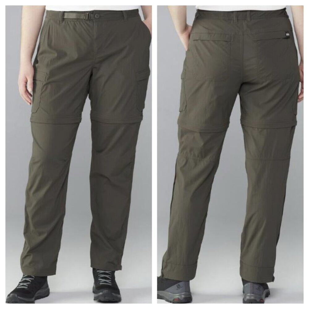 REI Women's Sahara Convertible Pants Army Green Size 12P